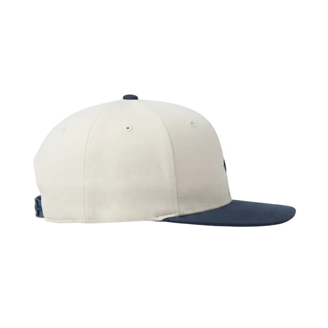 Prvo Retro Two-Tone Snapback Cap (Off-White Navy)