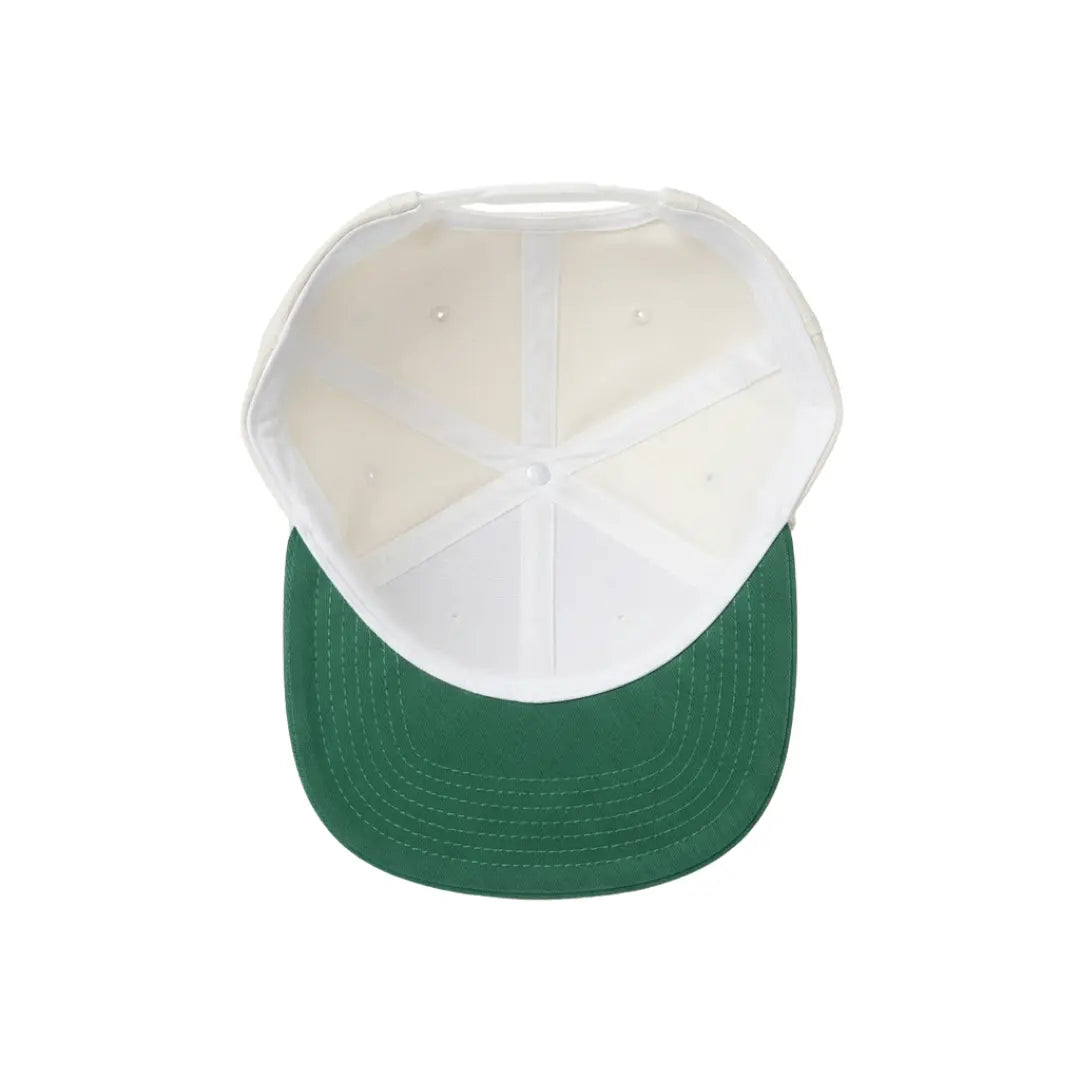 Prvo Retro Two-Tone Snapback Cap (Off-White Navy)